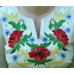 Embroidered dress Plus Size "Ukrainian Charm" gray